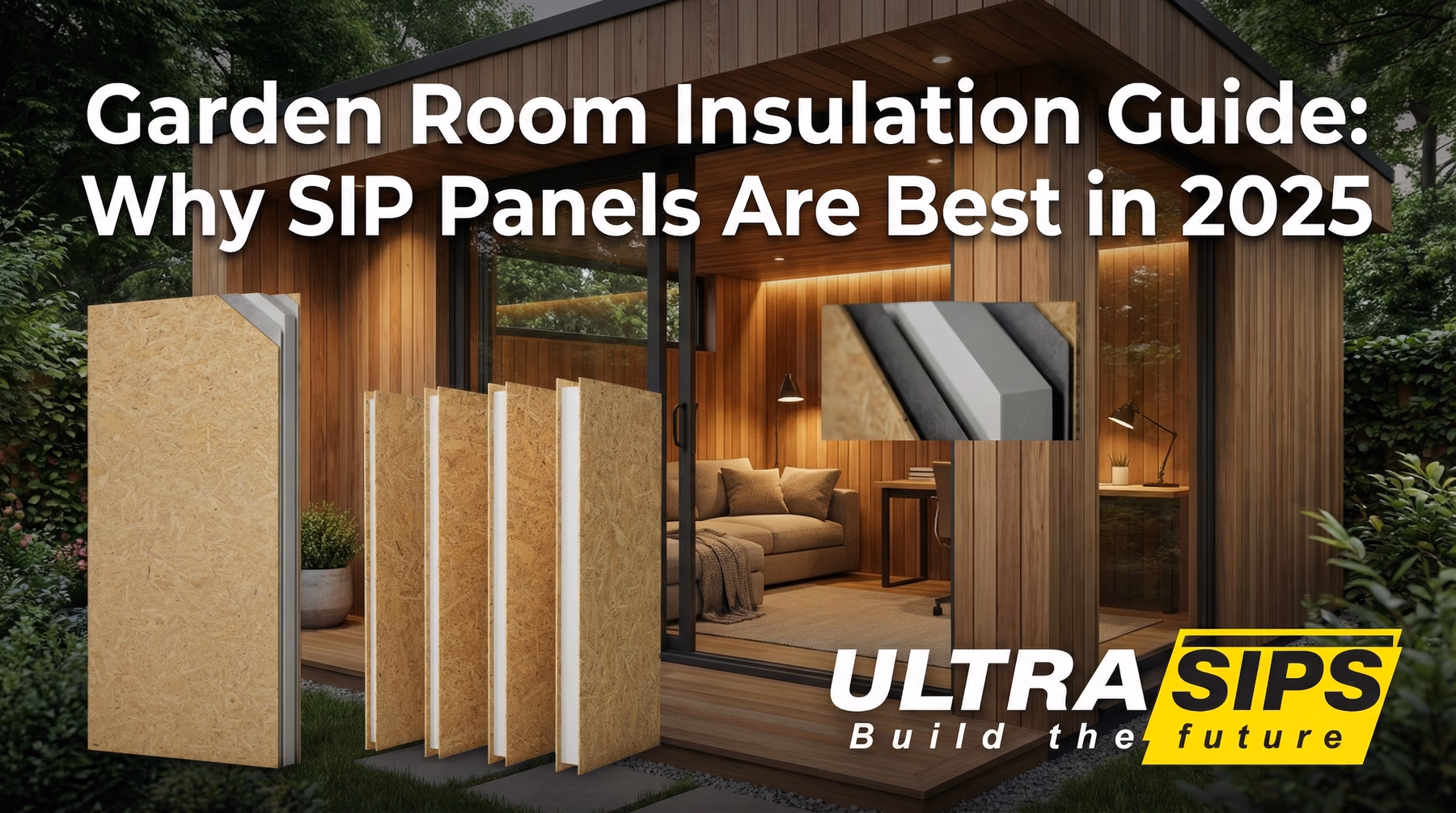 Garden Room Insulation Guide: Why SIP Panels Are Best in 2025