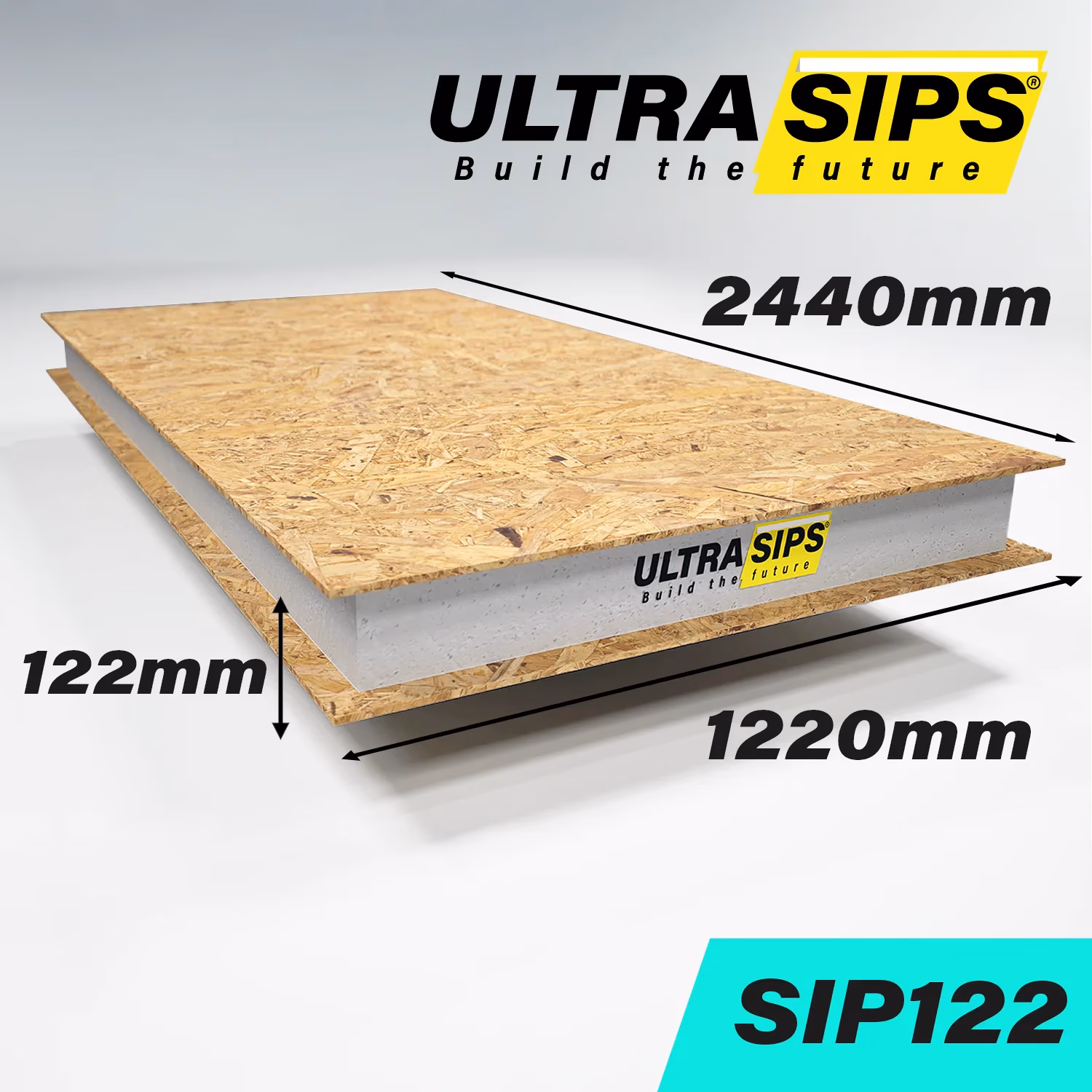 122mm SIP Panel with Celotex Core