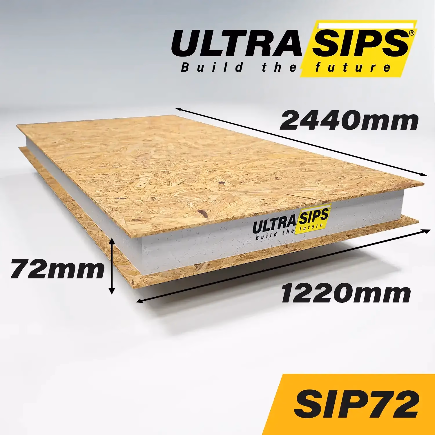 72mm SIP Panel with IKO Enertherm Core
