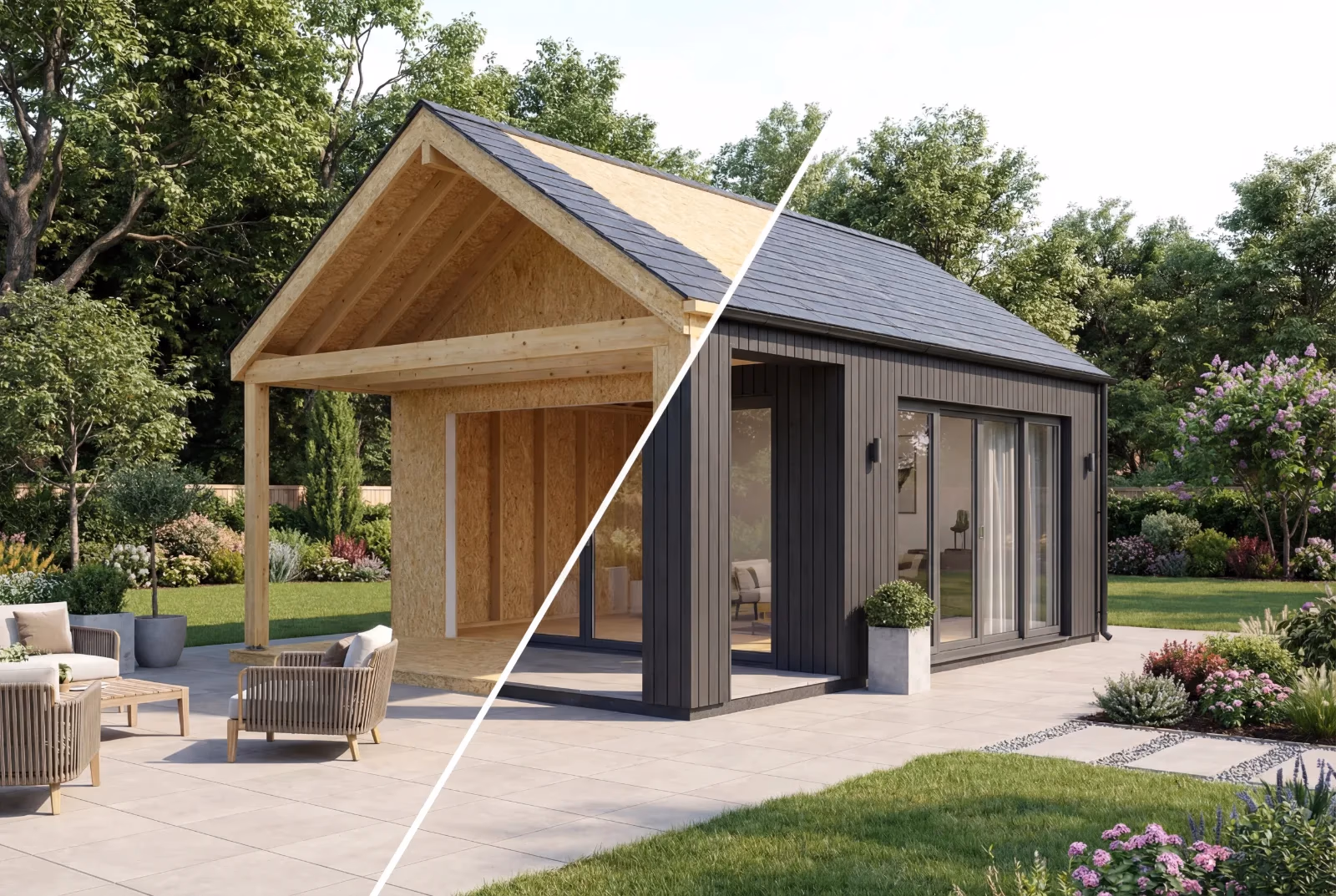 7m x 5m SIP Pavilion with Canopy