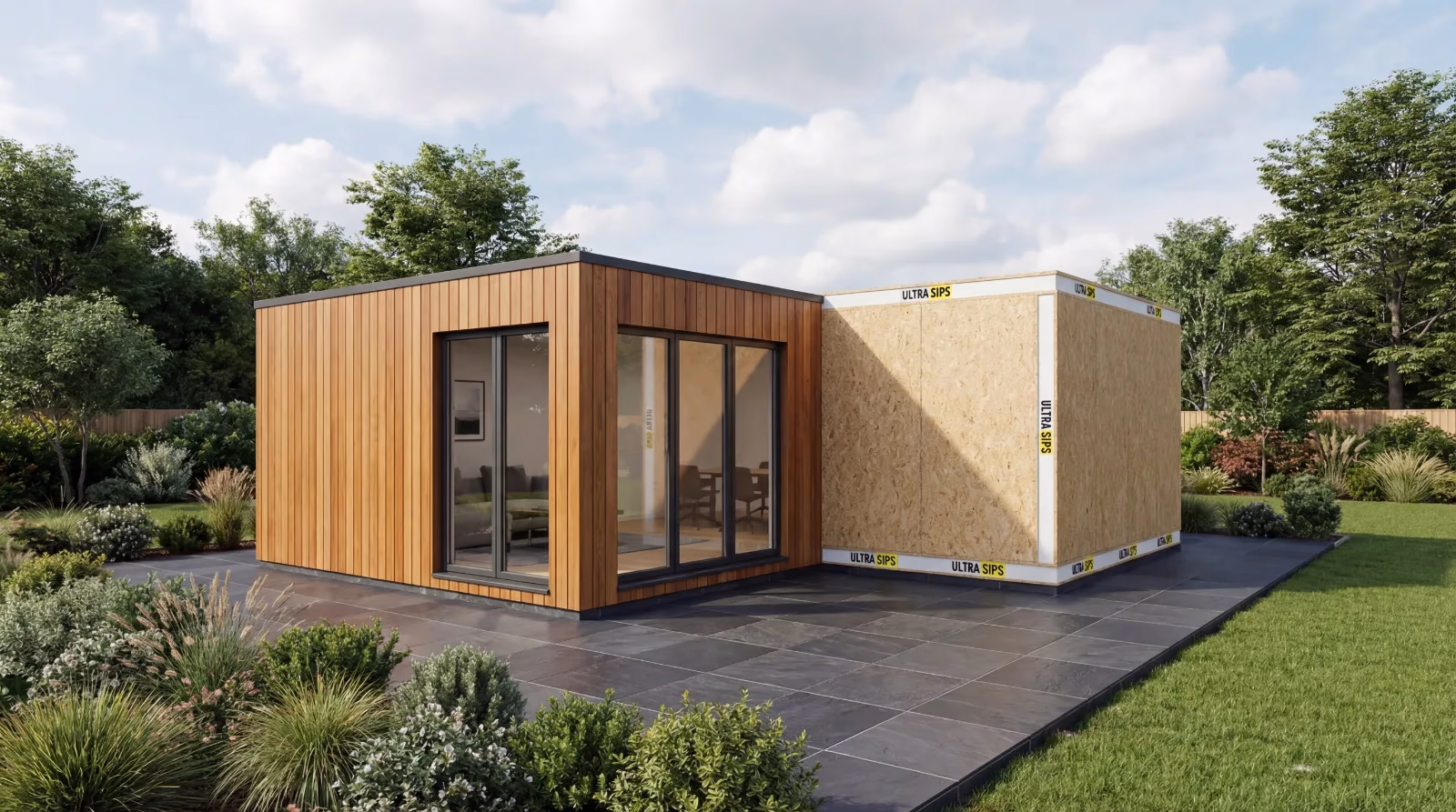 6m x 5m L-Shaped SIP Garden Room - Image 2