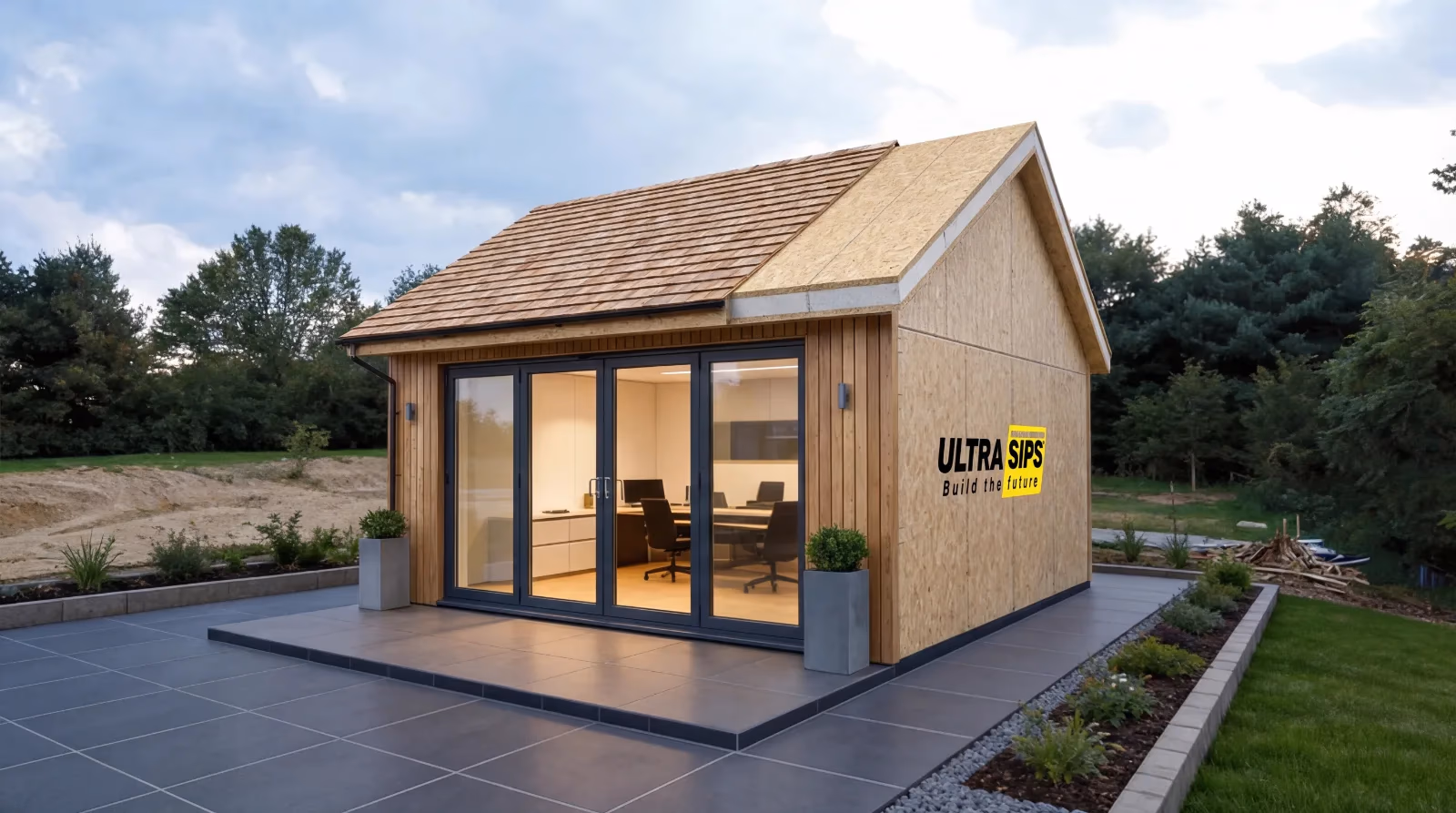 6m x 4m SIP Studio with Bifold Opening - Image 2