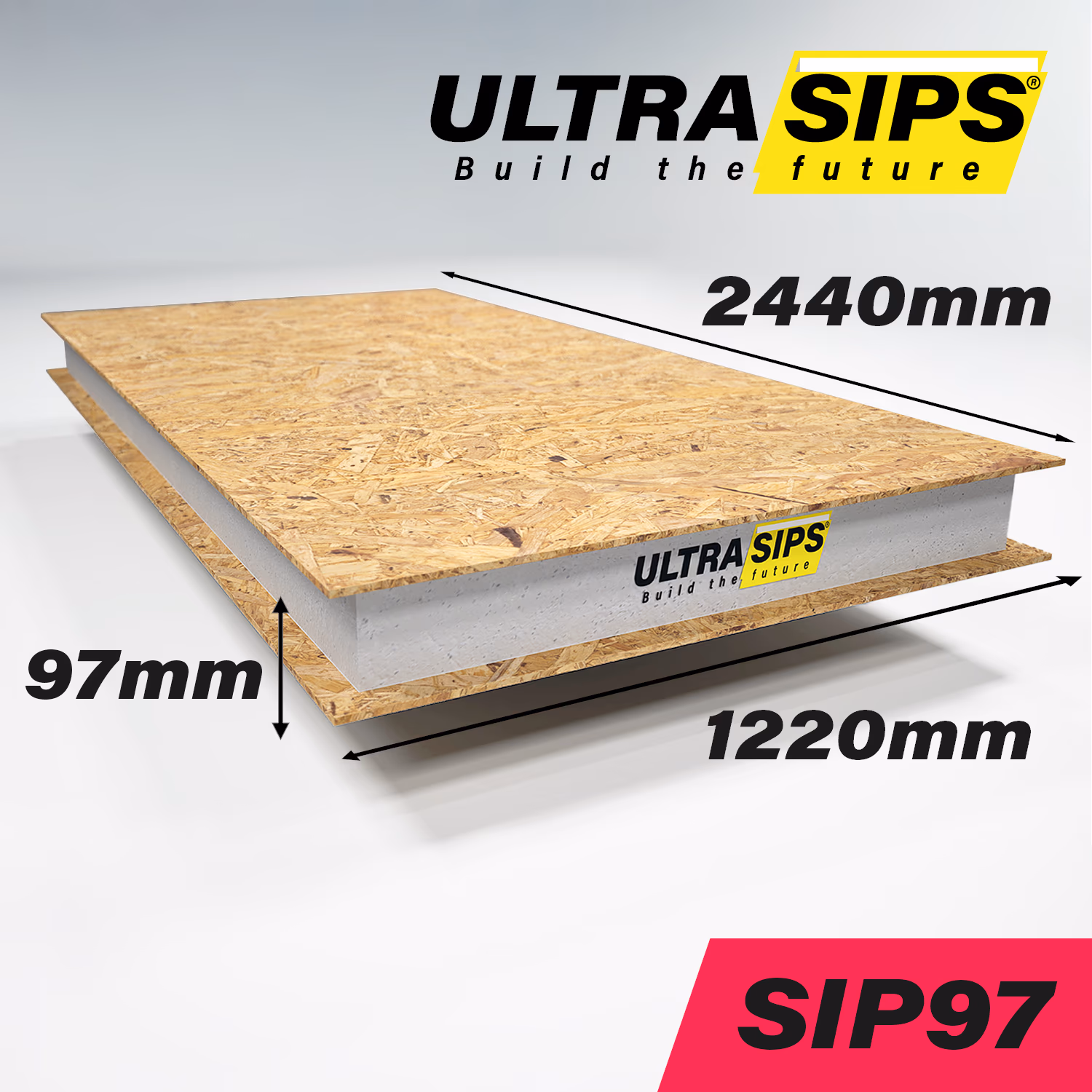 97mm SIP Panel with IKO Enertherm Core