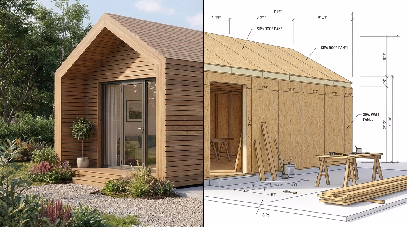 Granny Annexe Technical Drawing